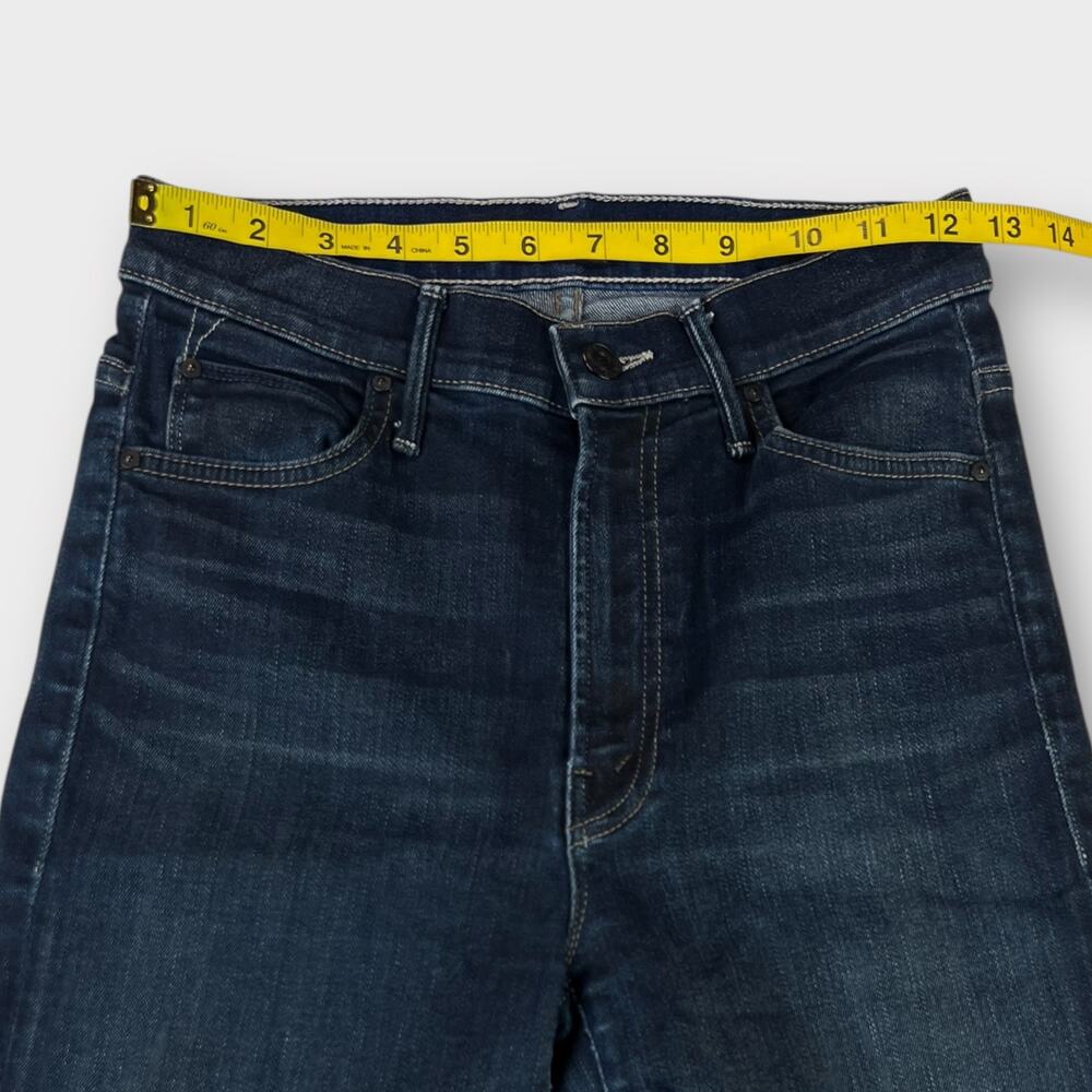 MOTHER High Waisted Rascal Ankle Snippet in Night Owl Size 25 - Picture 8 of 9